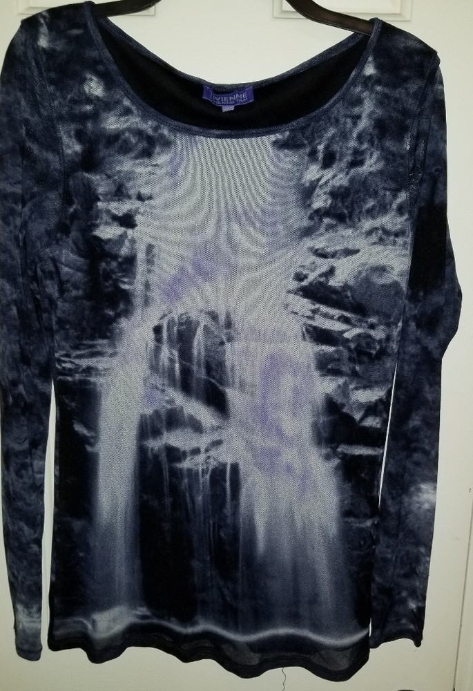 Tie dye long sleeve top